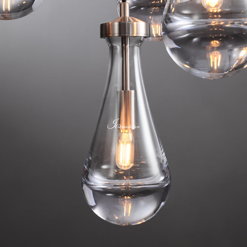 Raindrop Round Chandelier 18"