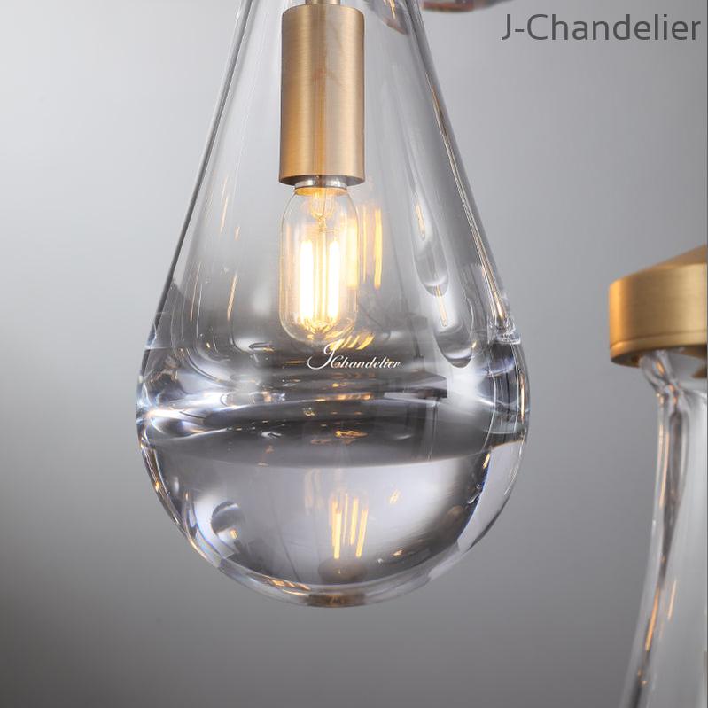 Raindrop Round Chandelier 18"
