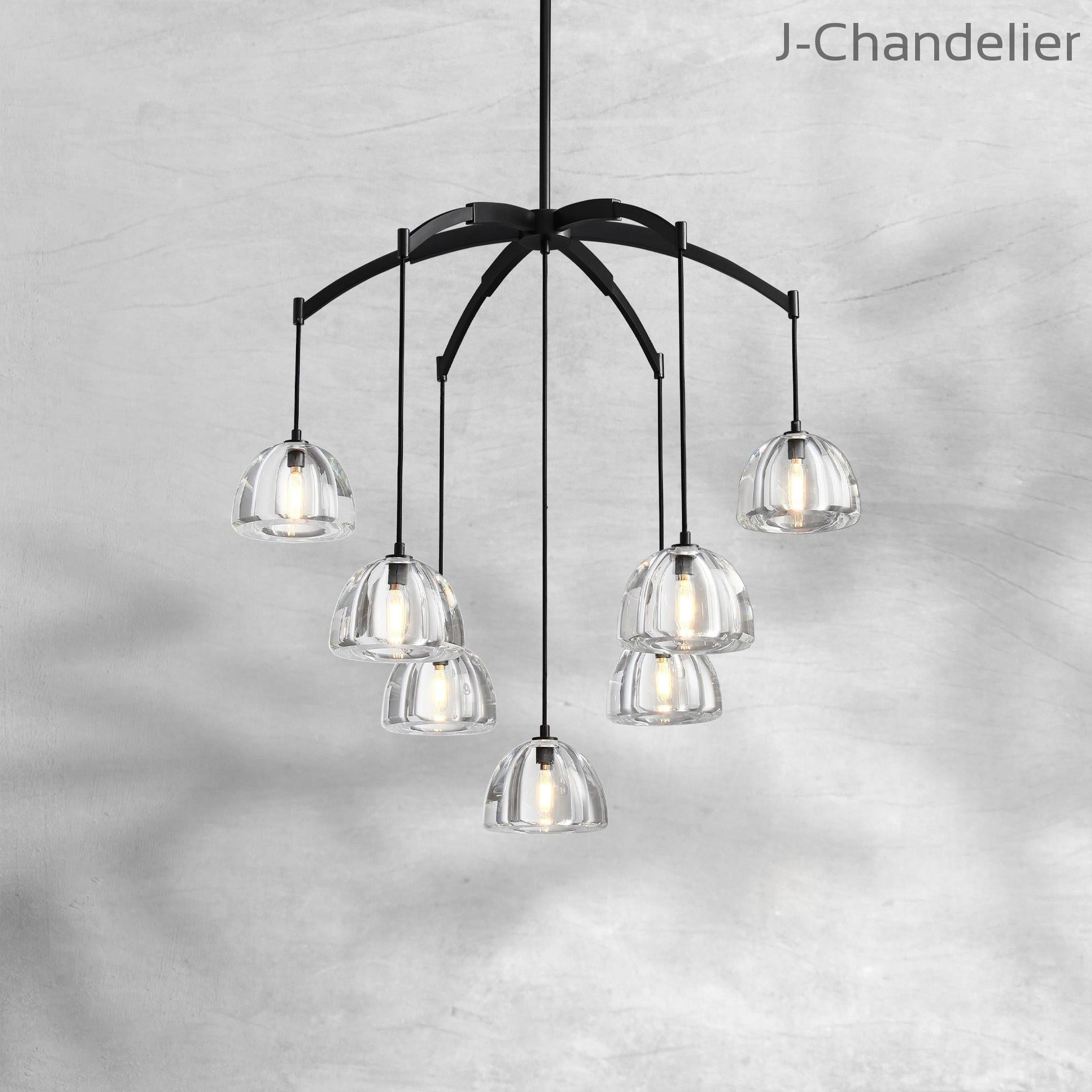 Hemispheae Round Chandelier 36″ 48” 60”