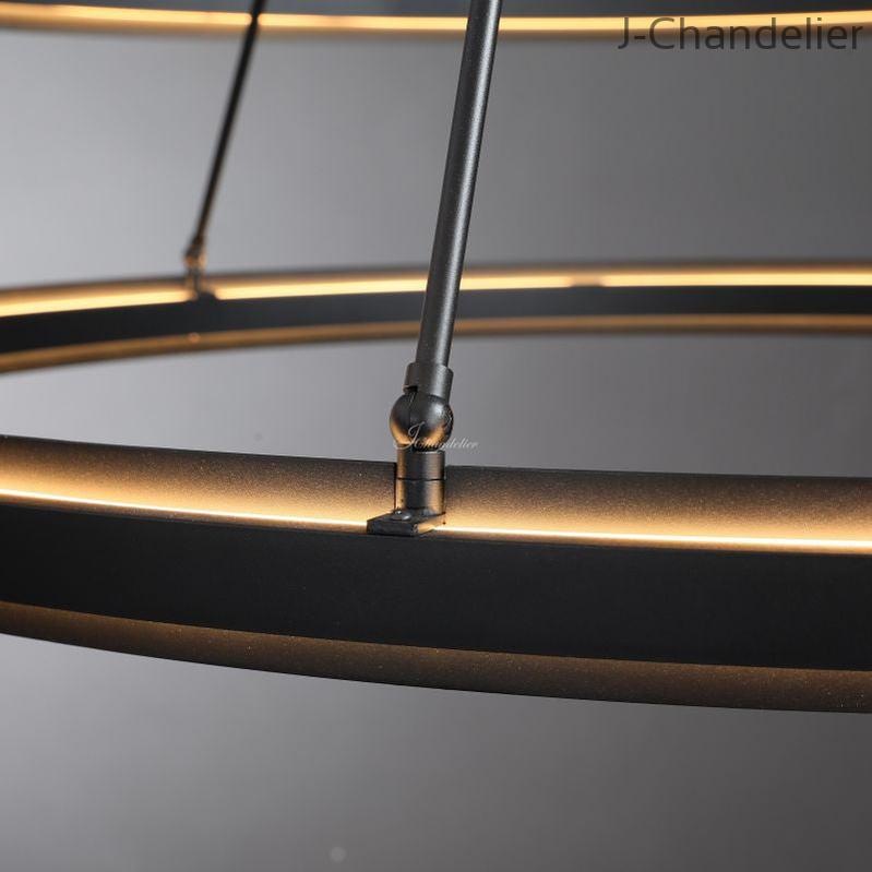 Peral Two-Tier Round Chandelier 60"