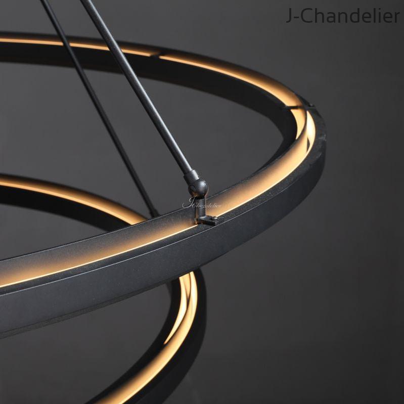 Peral Two-Tier Round Chandelier 60"