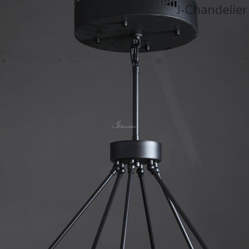 Peral Two-Tier Round Chandelier 60"