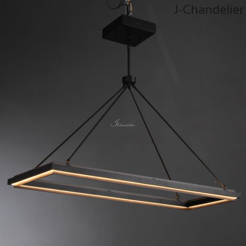 Peral Rectangular Chandelier 48" 62“