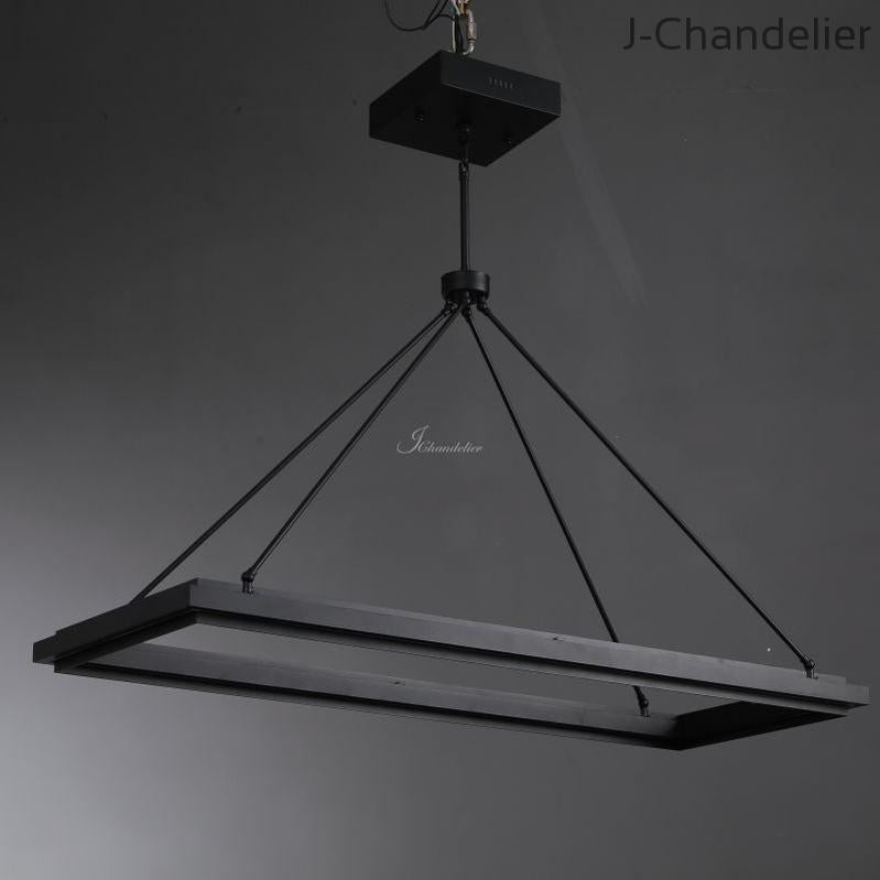 Peral Rectangular Chandelier 48" 62“