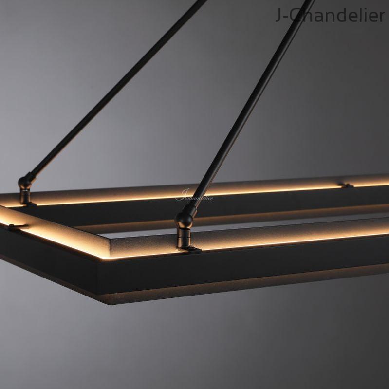 Peral Rectangular Chandelier 48" 62“