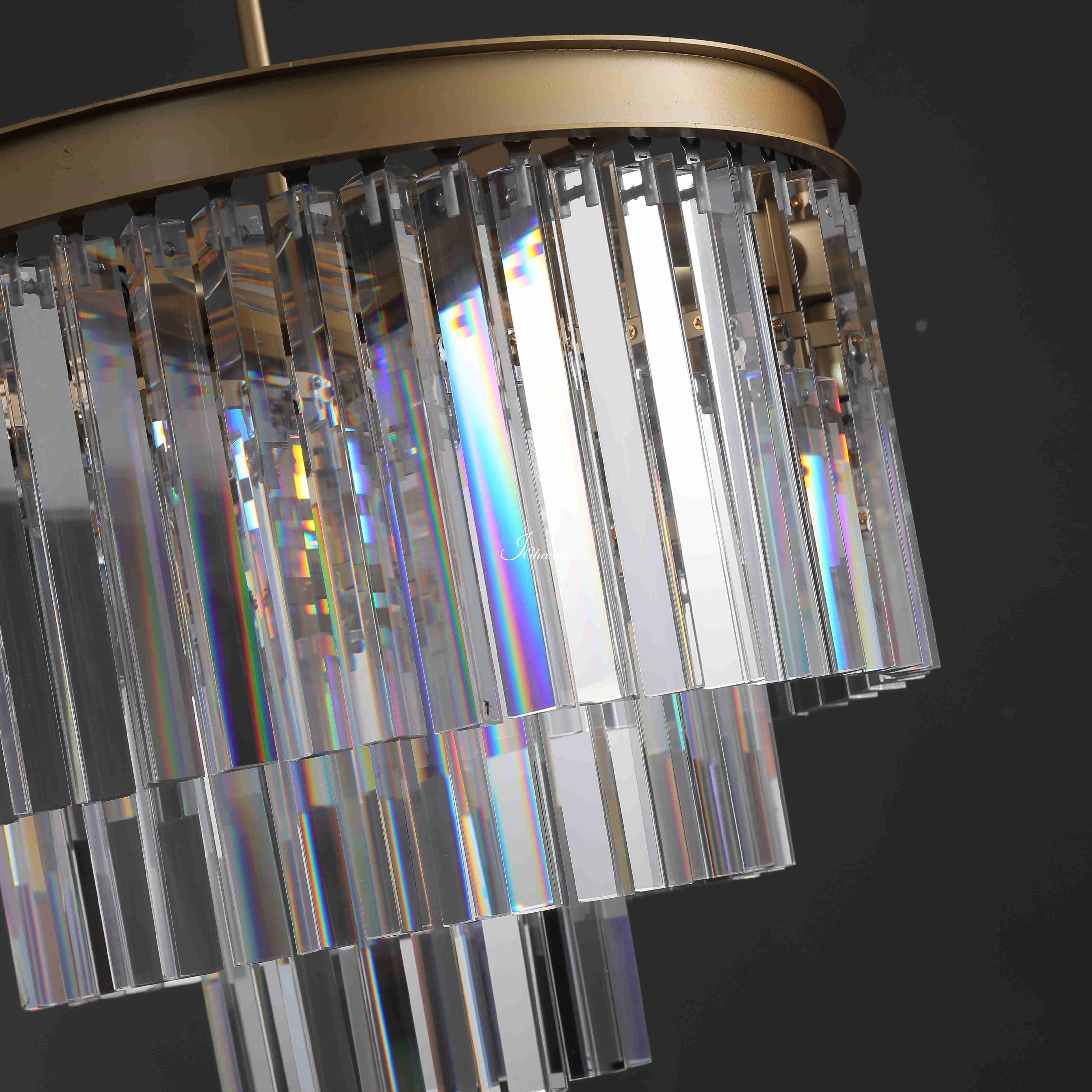 1920s Orion Art Deco Round Chandelier 20"