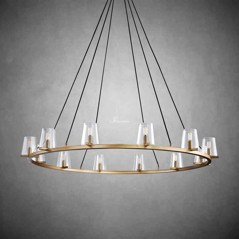 Paricia Glass Round Chandelier 36", 48", 60"