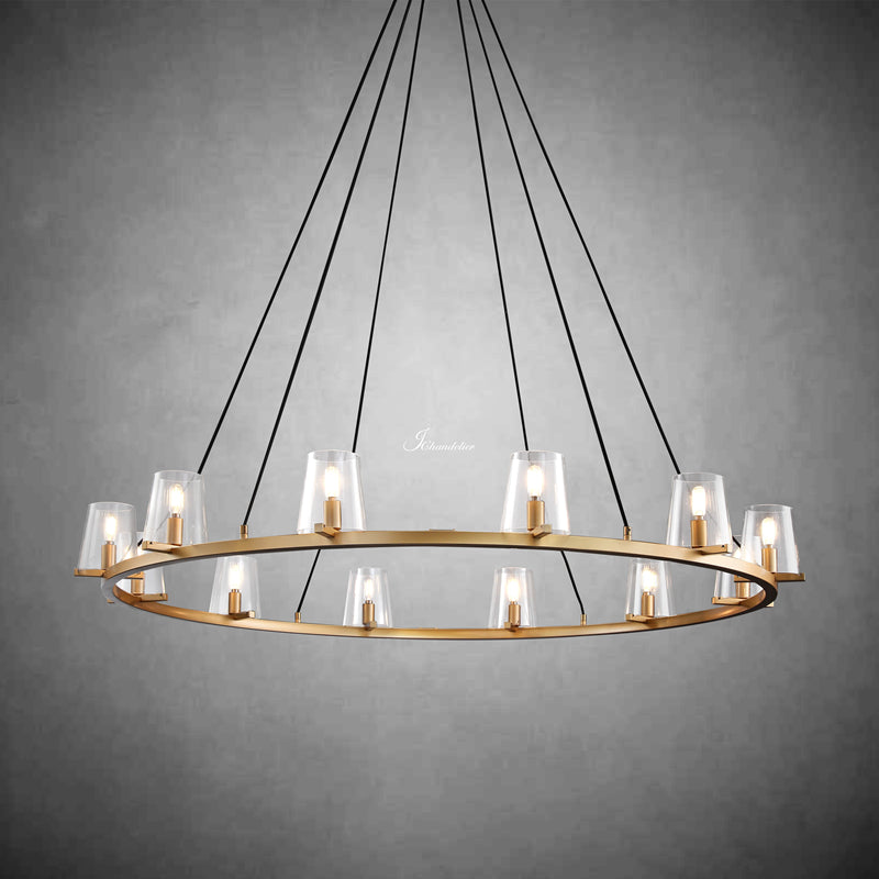 Paricia Glass Round Chandelier 36", 48", 60"