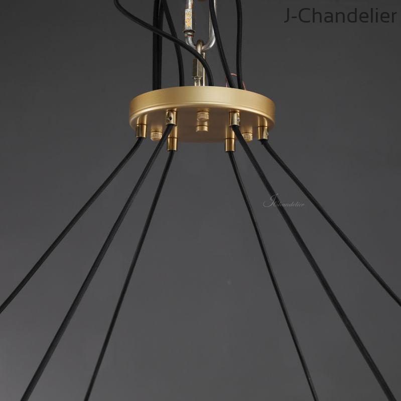 Paricia Glass Round Chandelier 36"48"60"