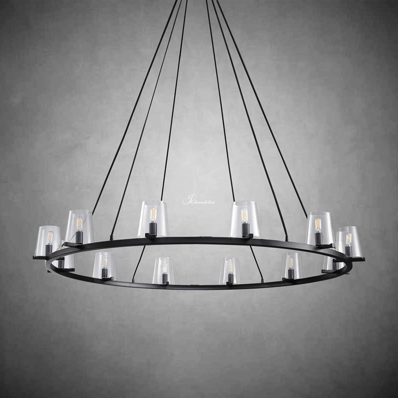 Paricia Glass Round Chandelier 36", 48", 60"