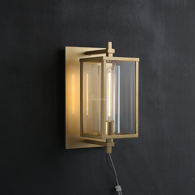 Deapx Modern Square Outdoor Wall Sconce 23″