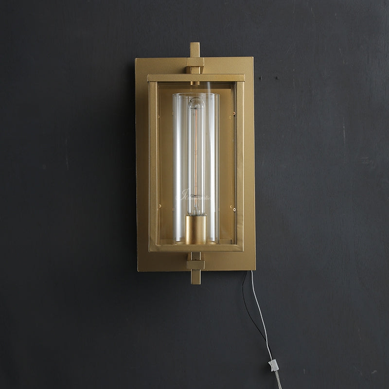 Deapx Modern Square Outdoor Wall Sconce 23″
