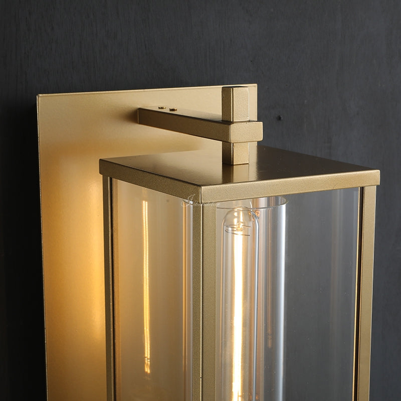 Deapx Modern Square Outdoor Wall Sconce 23″