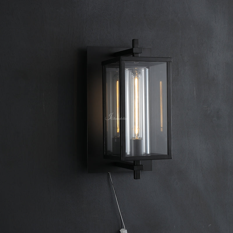 Deapx Modern Square Outdoor Wall Sconce 23″