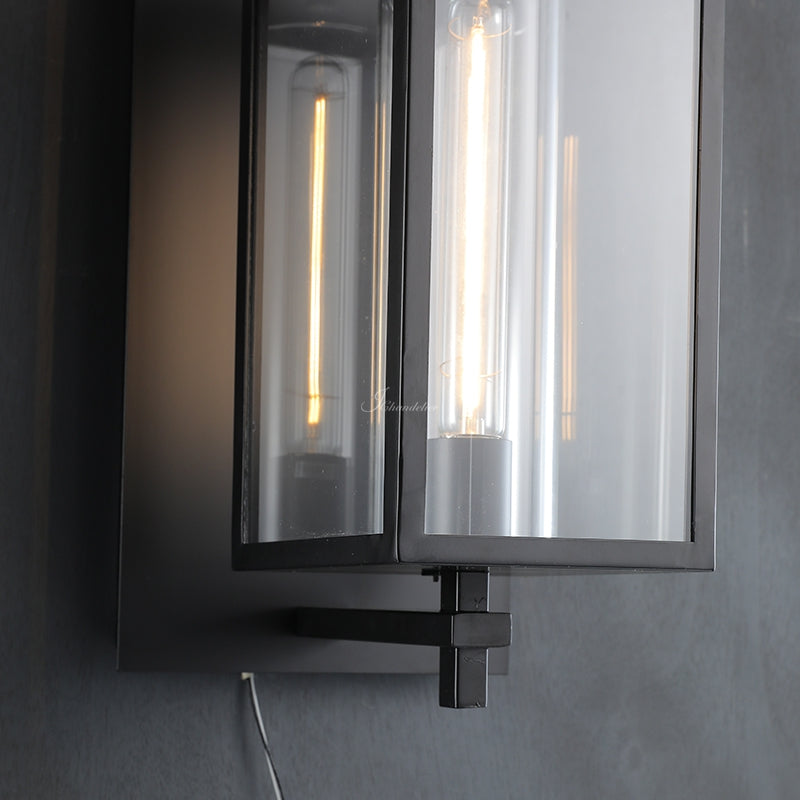 Deapx Modern Square Outdoor Wall Sconce 23″