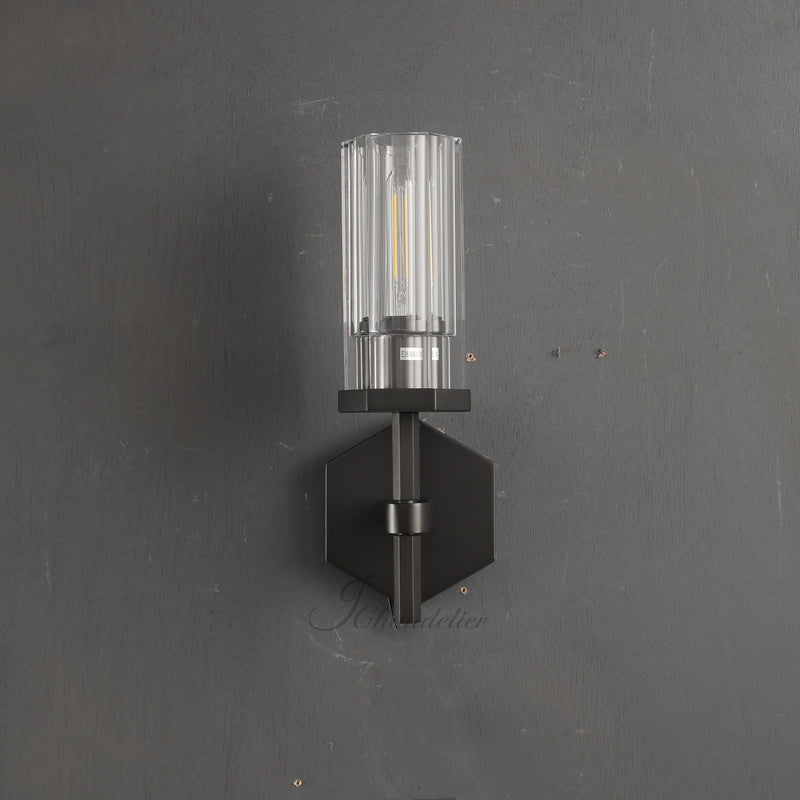 Lameth Hexagonal Wall Sconce 14"19"