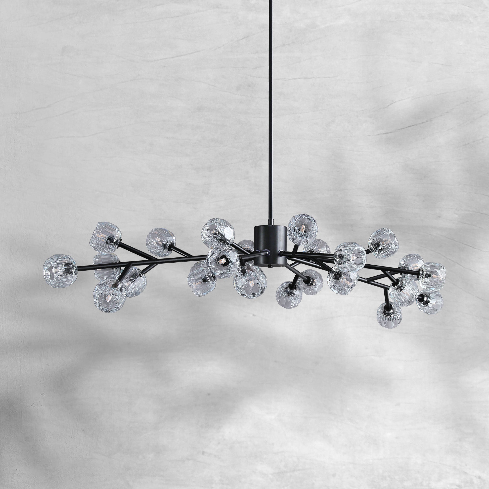Bille De Crystal Round Chandelier 60"