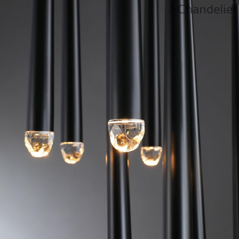 Aquitain Modern Round Chandelier 30"