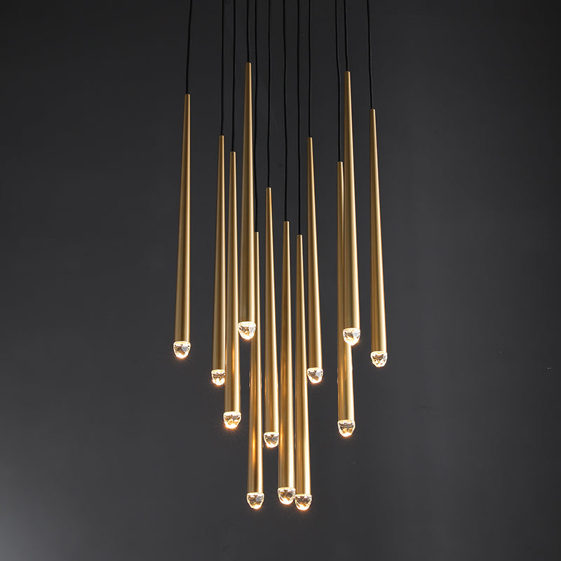 Aquitain Modern Round Chandelier 18"