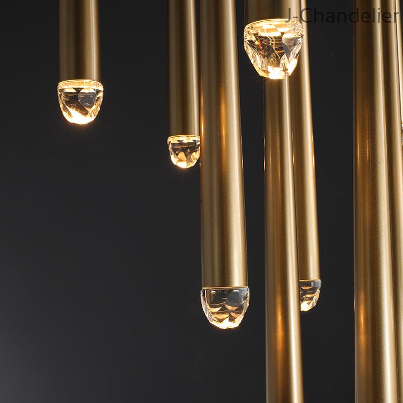 Aquitain Modern Round Chandelier 18"