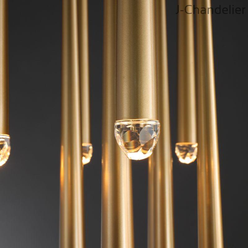 Aquitain Modern Round Chandelier 30"