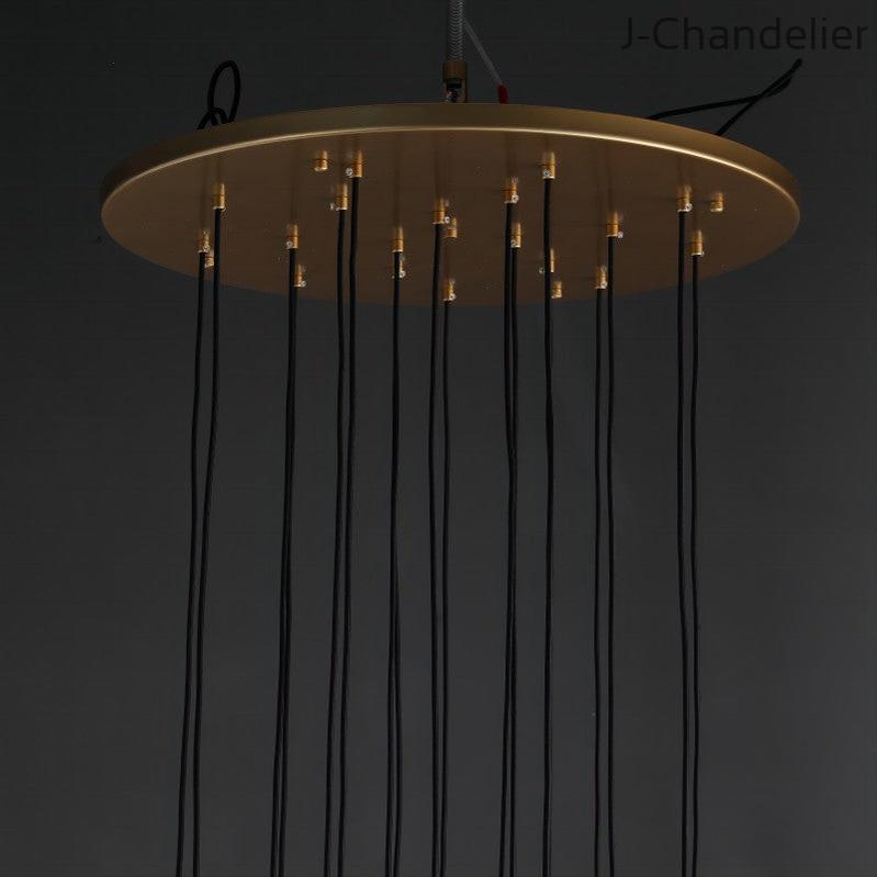 Aquitain Modern Round Chandelier 30"
