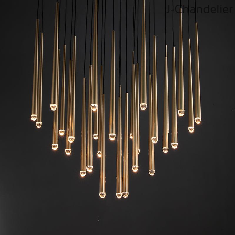 Aquitain Modern Round Chandelier 48"