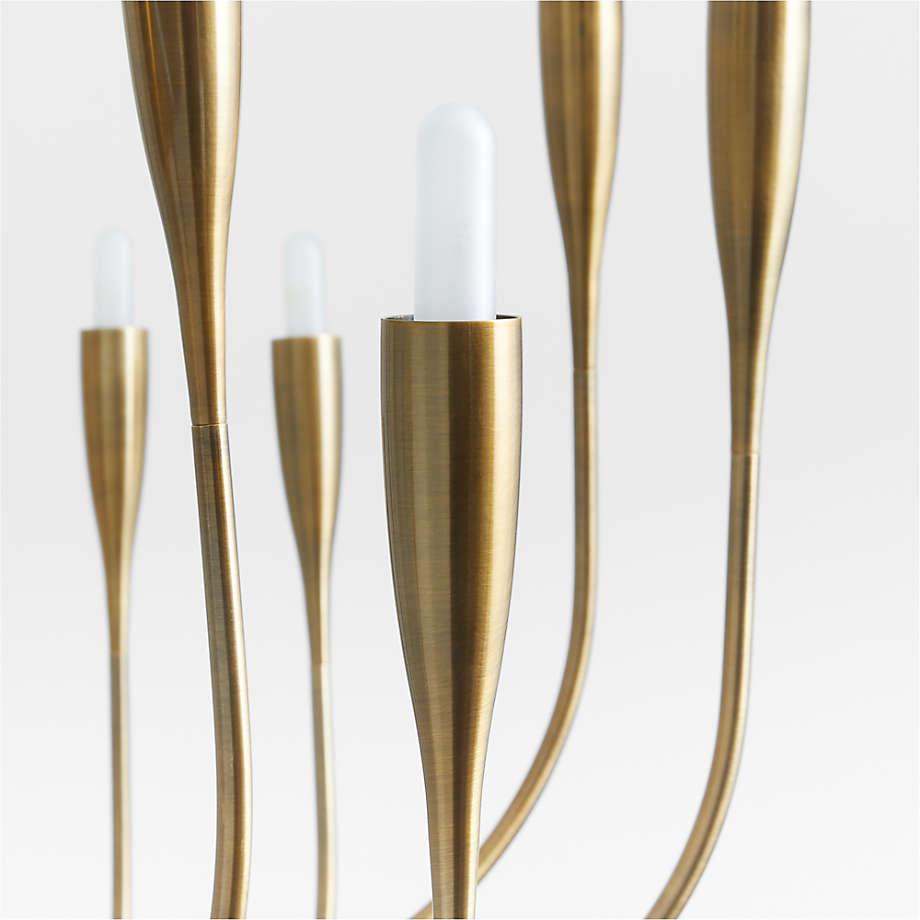 Liona Large Brass Candelabra Chandelier Light