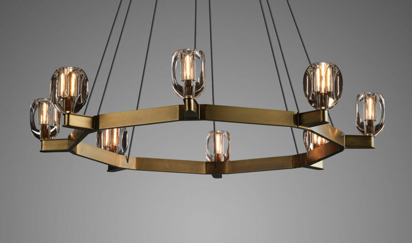 Canson Circular Modern Chandelier For Living Room