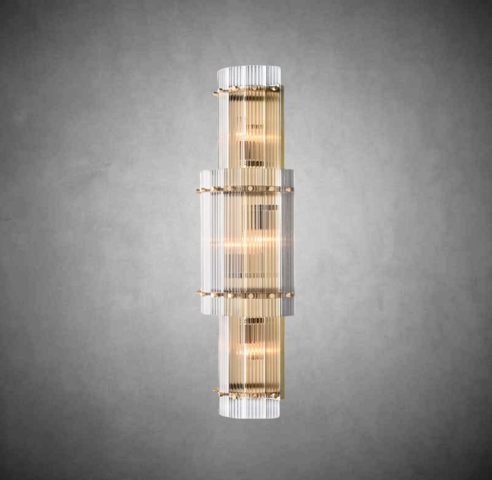 Sun Marcus Glass Grand Round Sconce