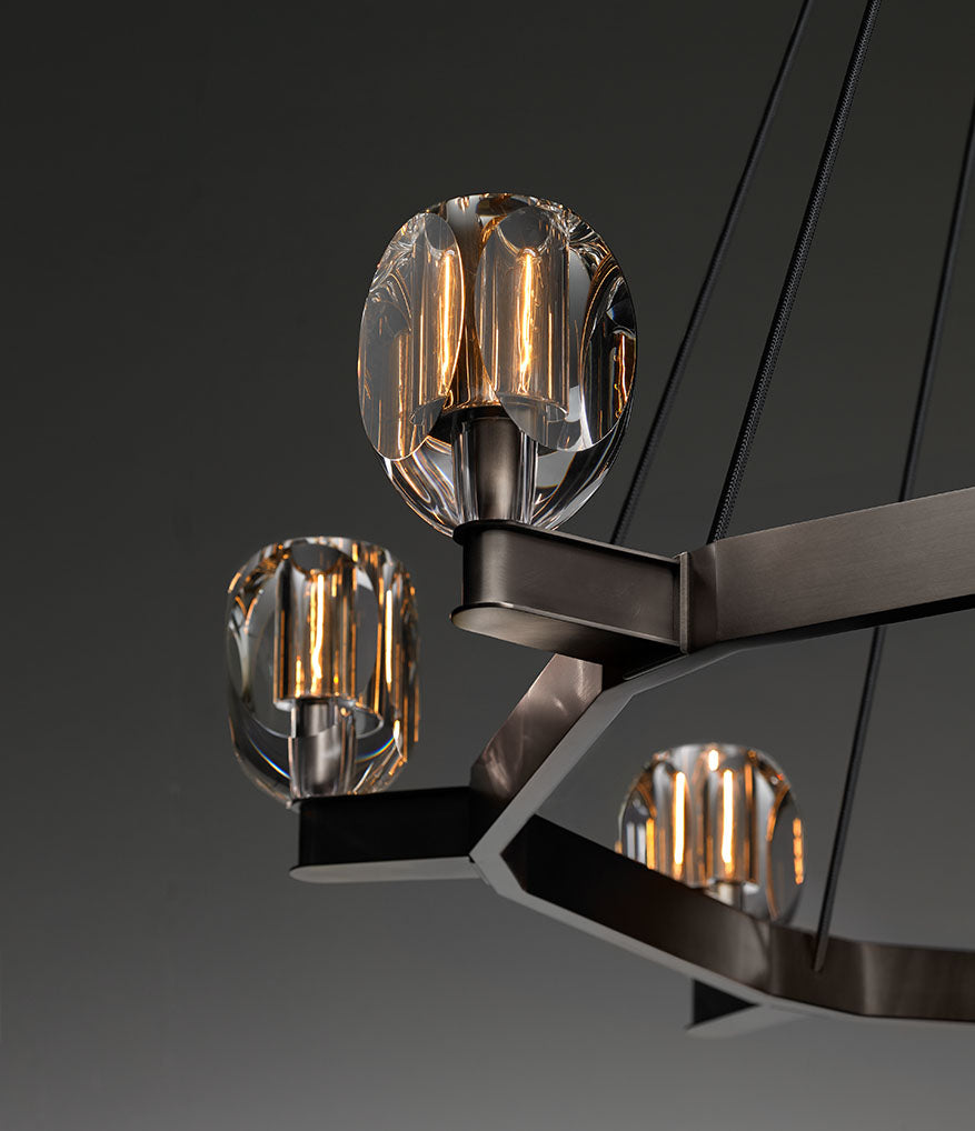 Canson Circular Modern Chandelier For Living Room