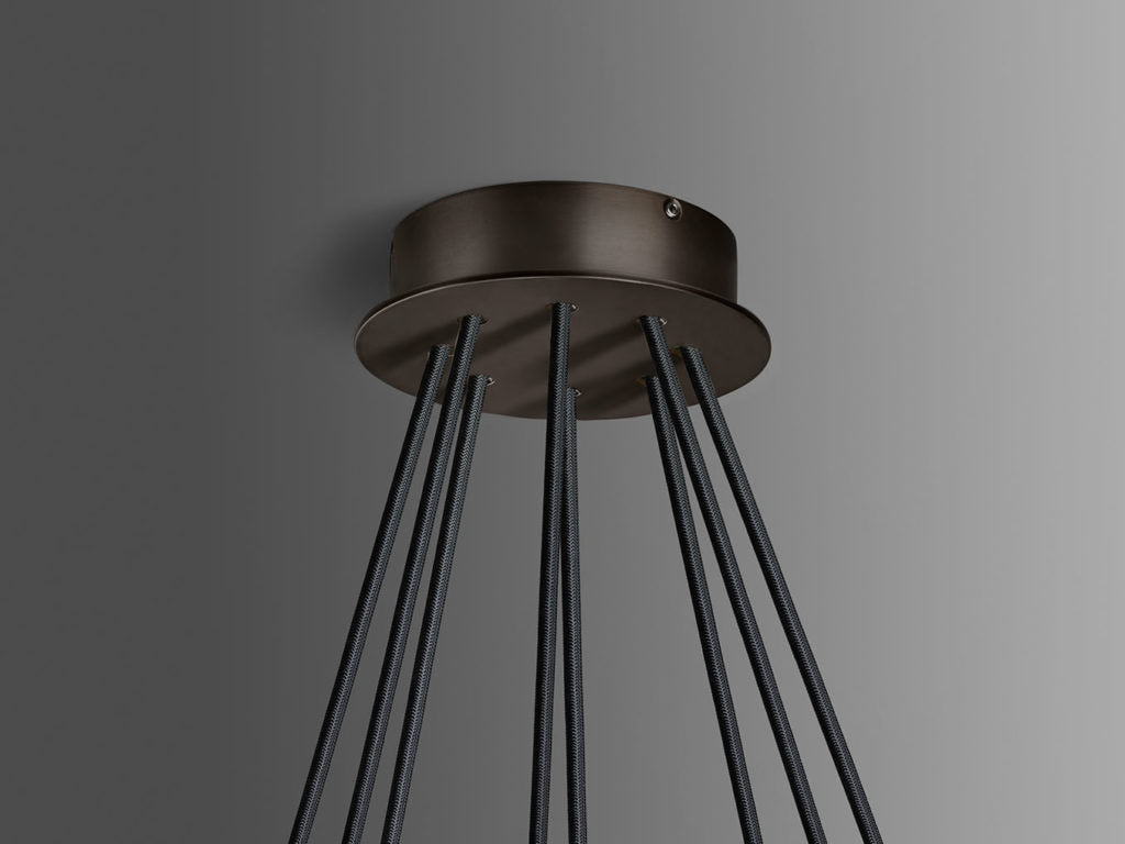 Canson Circular Modern Chandelier For Living Room
