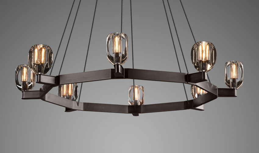 Canson Circular Modern Chandelier For Living Room