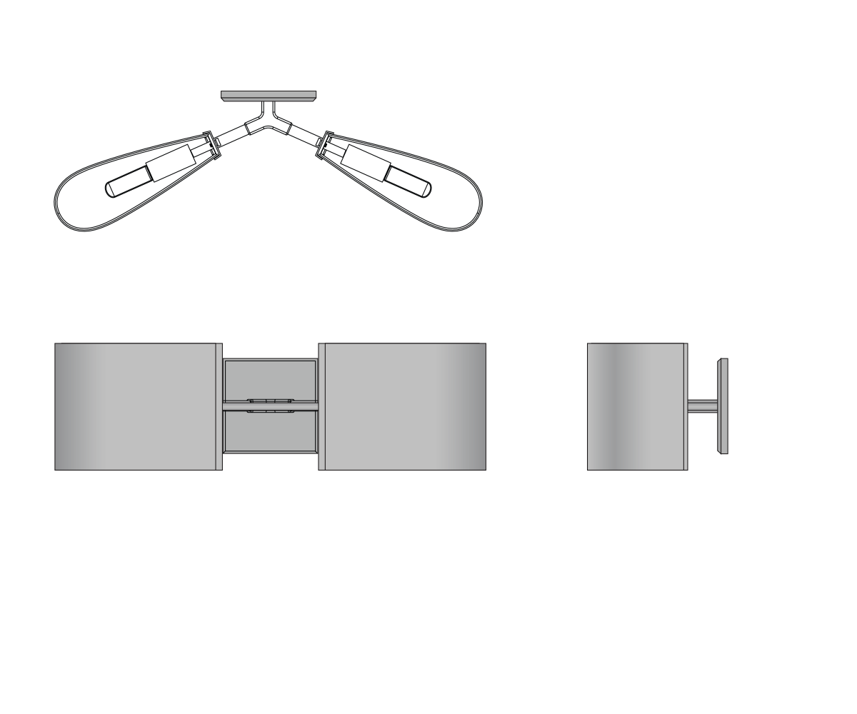 Dessay Double Sconce