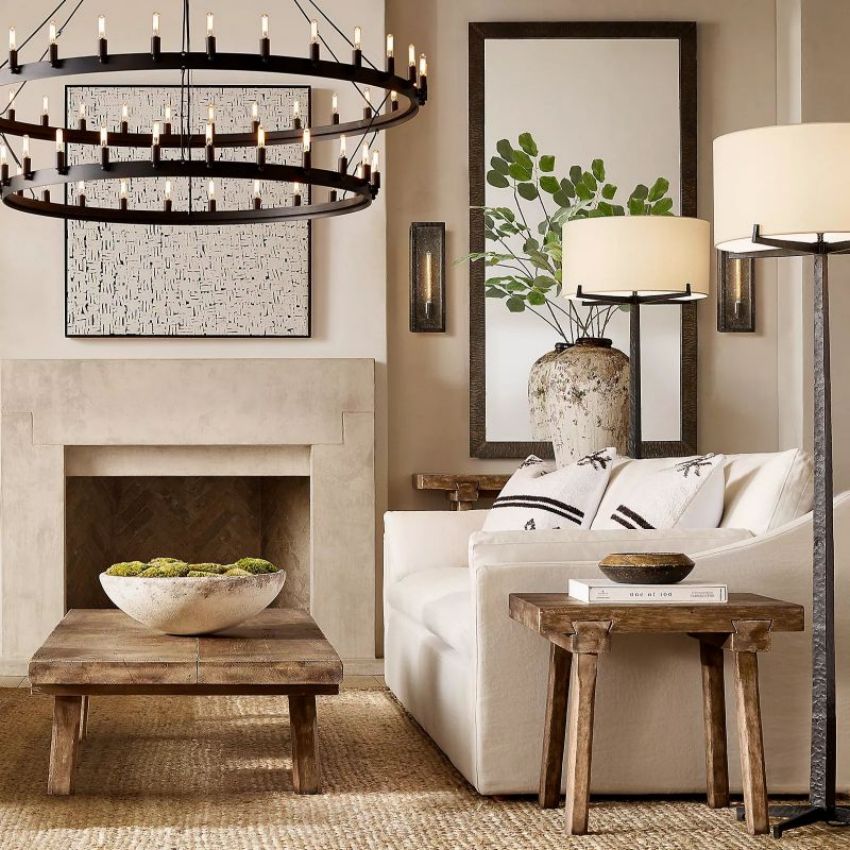 Camina Vintage Filament 2-Tier Chandelier