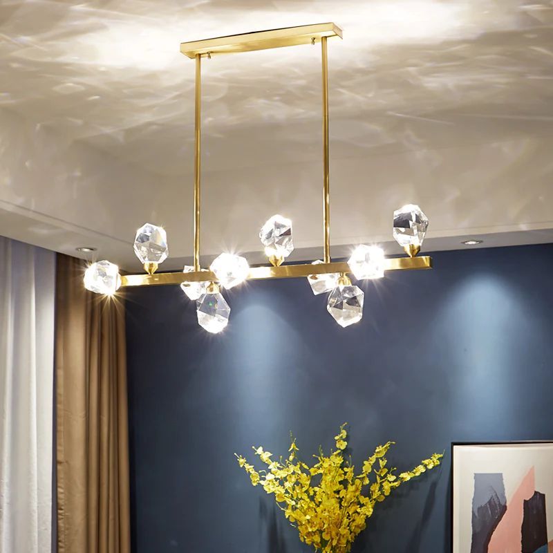 JC Nicole Crystal Linear Chandelier