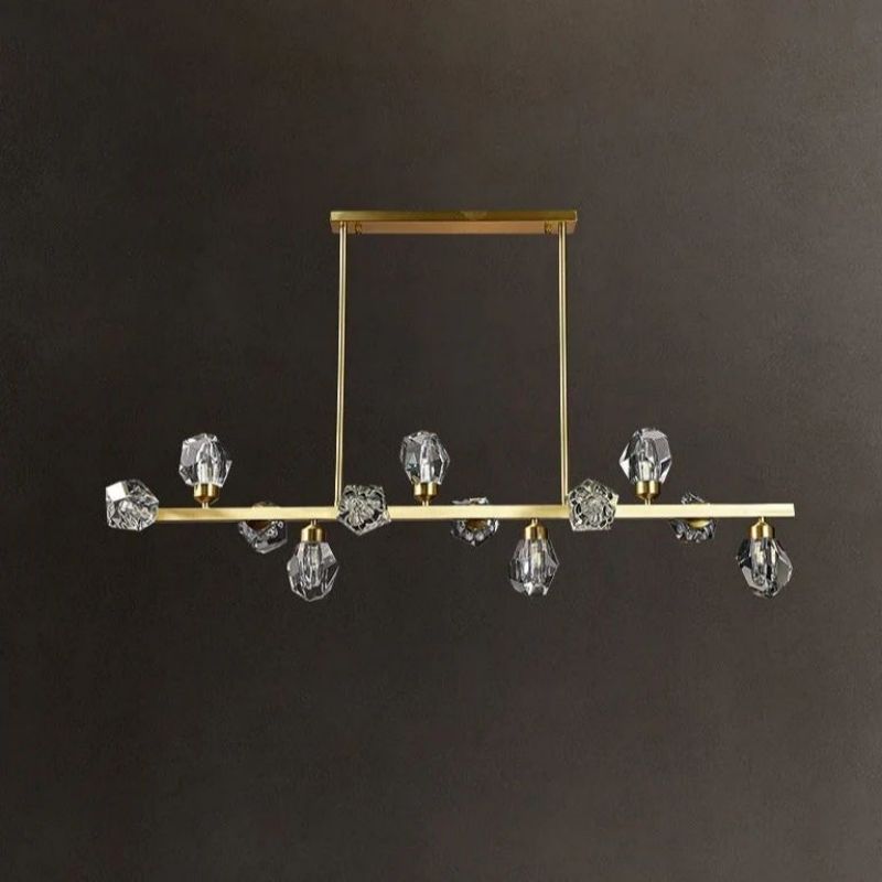 JC Nicole Crystal Linear Chandelier