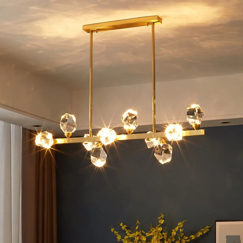JC Nicole Crystal Linear Chandelier