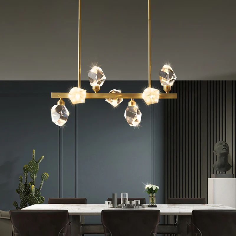 JC Nicole Crystal Linear Chandelier
