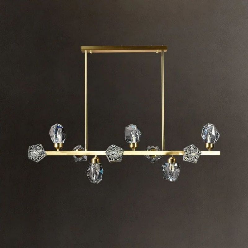 JC Nicole Crystal Linear Chandelier
