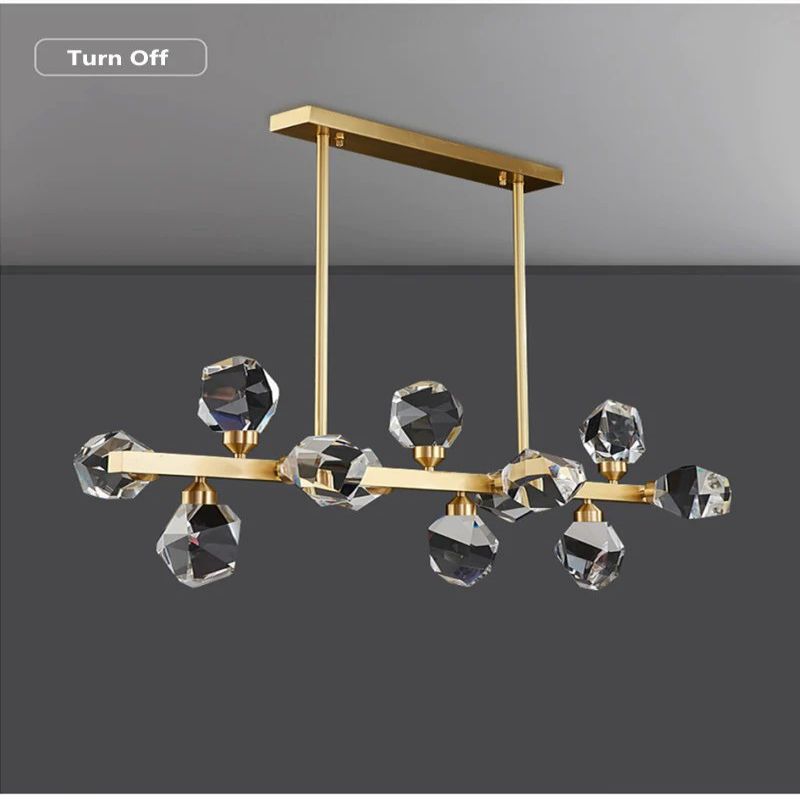 JC Nicole Crystal Linear Chandelier