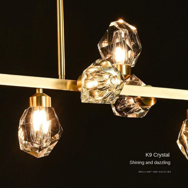 JC Nicole Crystal Linear Chandelier