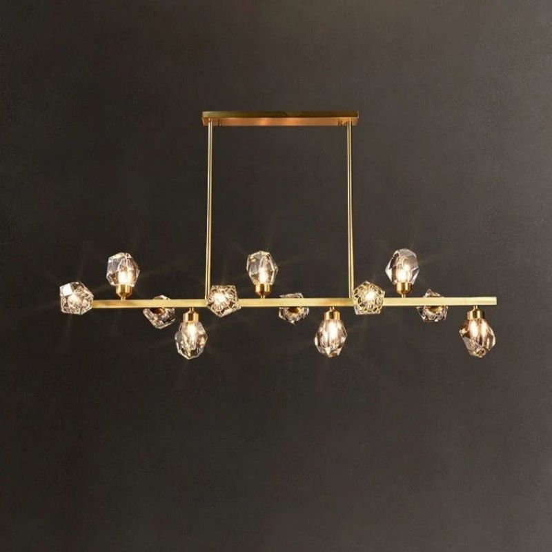 JC Nicole Crystal Linear Chandelier