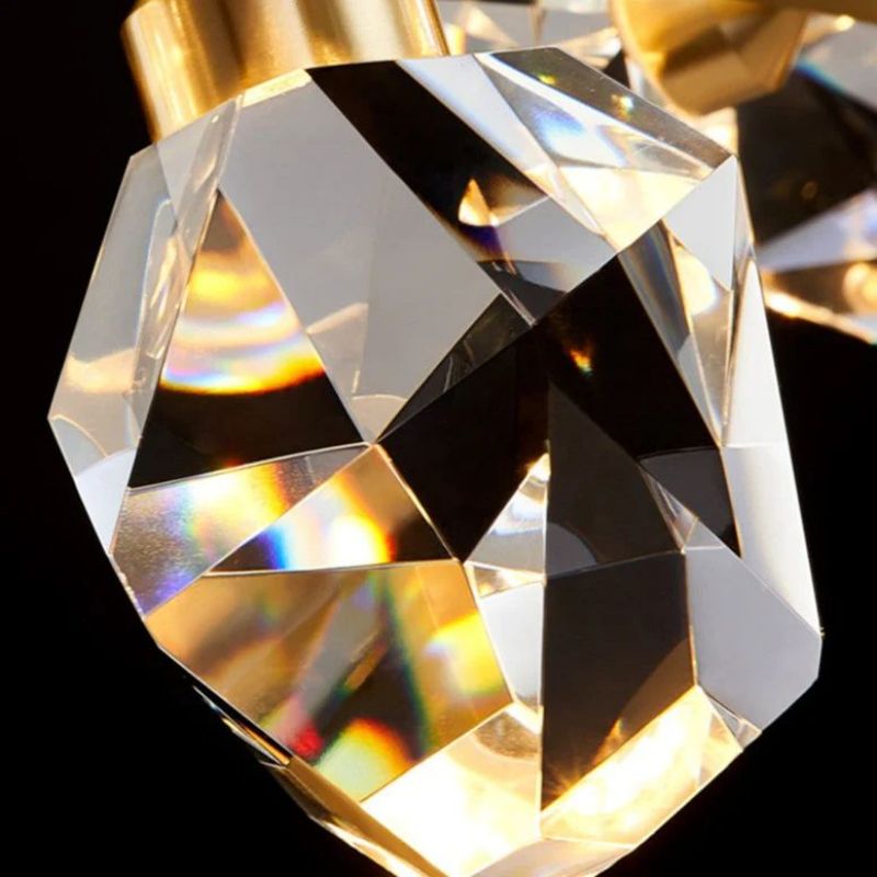 JC Nicole Crystal Linear Chandelier