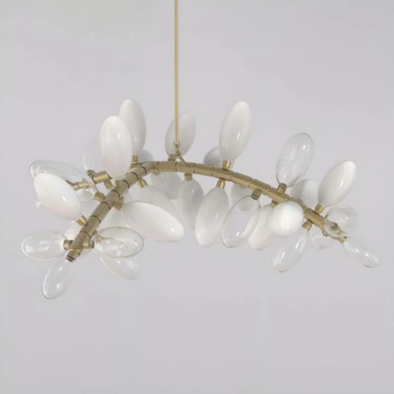 Kevin Art Grape 37-Light Chandelier 56" W - jchandelier
