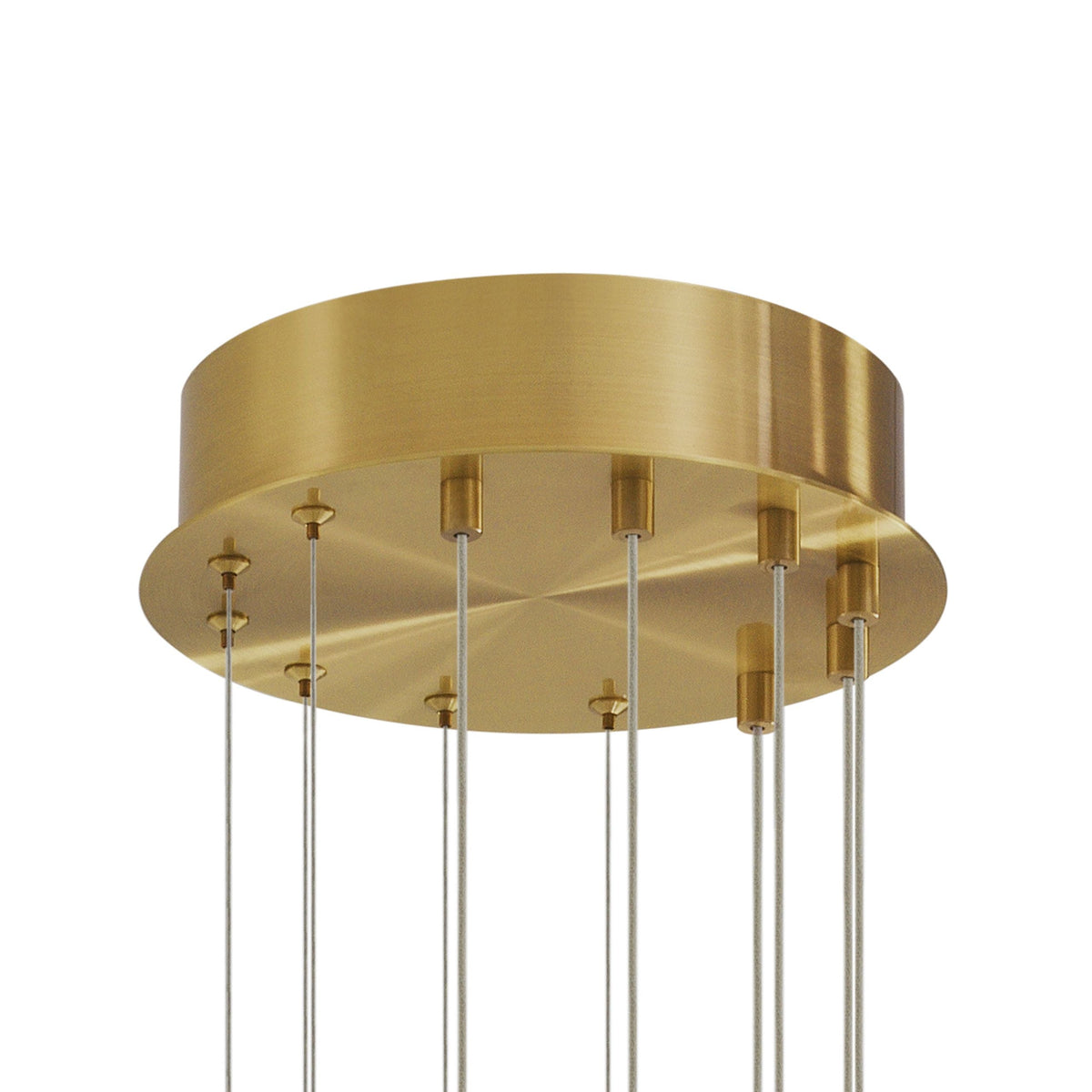 Cooper  Modern Brass Chandelier - Brass