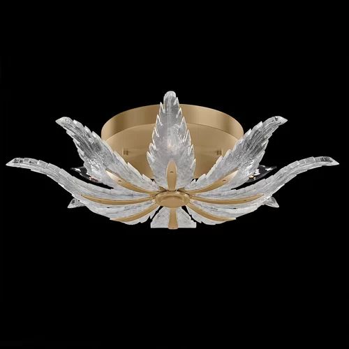 JC Lily Round Ceiling Wall Sconce 28"D