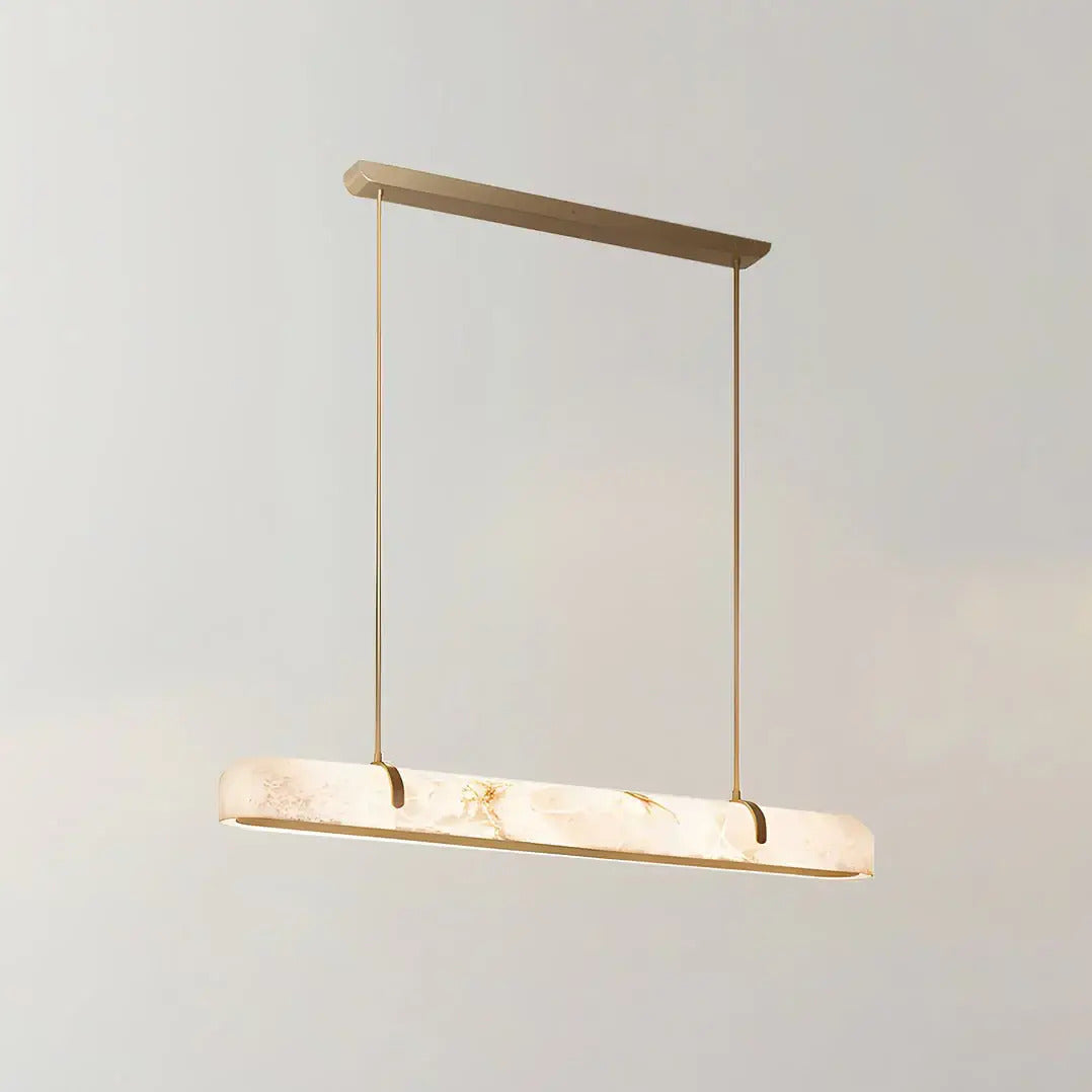 JC Linear Alabaster Chandelier