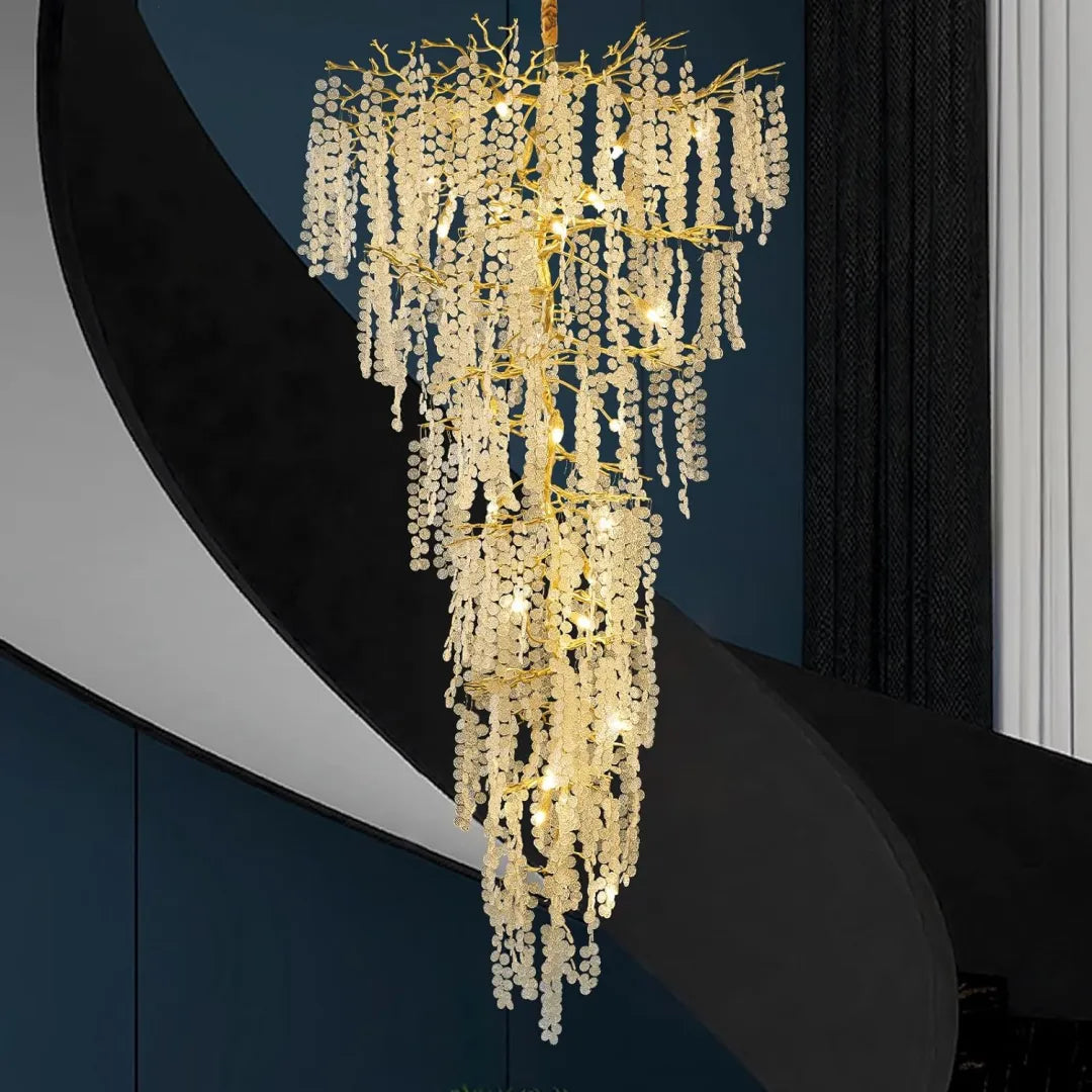 JC Foyer Large Tree Branch Ceiling Chandelier
