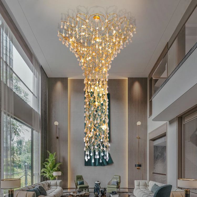 JC Lumanna Large Branch Chandelier For High Ceiling